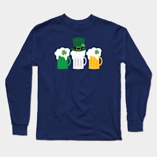 Irish Beer Ireland Flag Long Sleeve T-Shirt